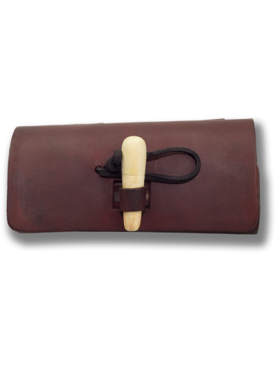 Trollfelsen Tranktasche 5er Holzverschluss antik geschlossen